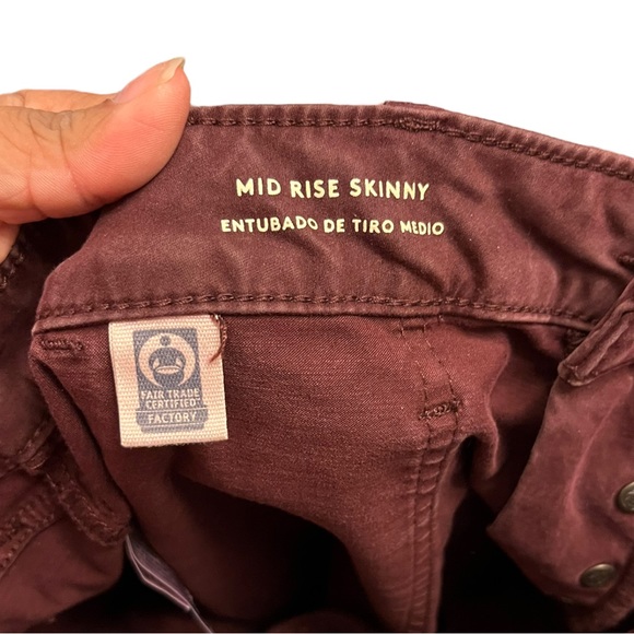 Universal Thread Mid Rise Utility Skinny Ankle Jeans Fly Button Casual Fit - Picture 6 of 6